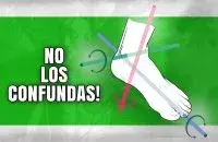 Los ejes del pie y tobillo