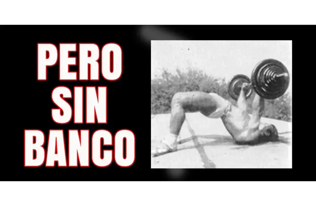 Banco plano con arco