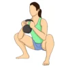 Goblet squat para gluteos