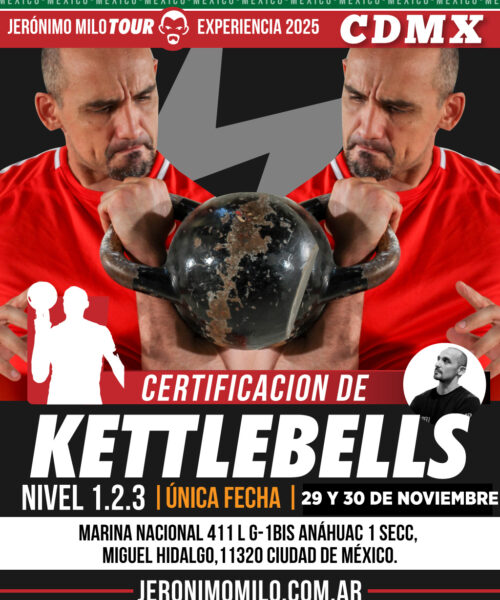 RESERVA certificación en MEXICO de Kettlebells