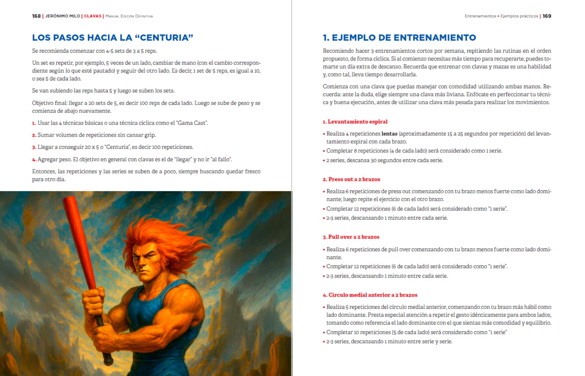 leono sosteniendo una clava