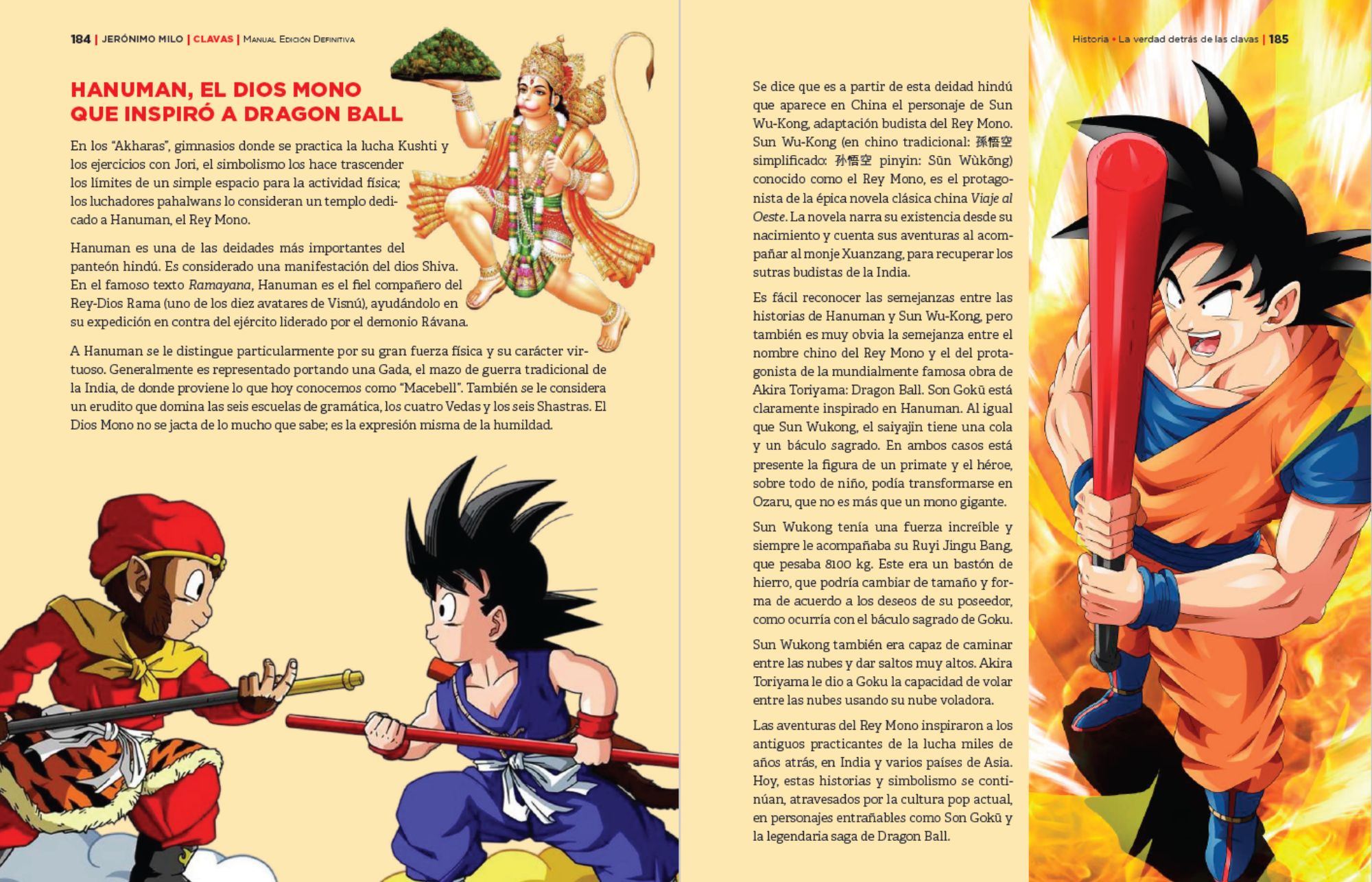 goku sosteniendo una clava dragon ball