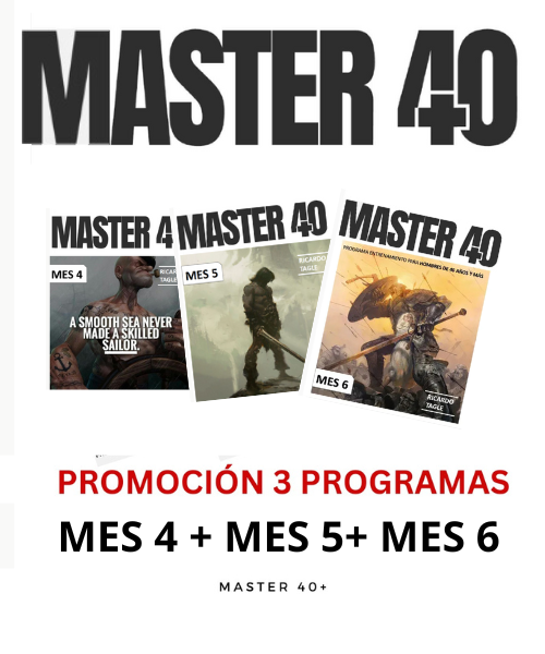 MASTER40+ Pack 3 meses (4,5,6)